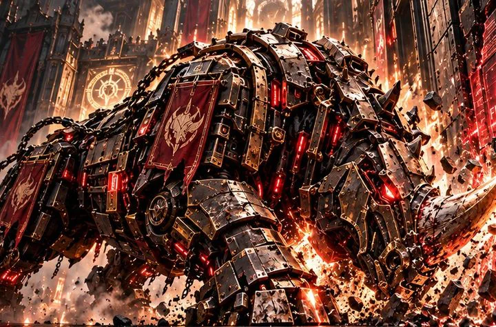 ブルートフォース攻撃の敵「鎧をまとった突進するサイ」のキービジュアル